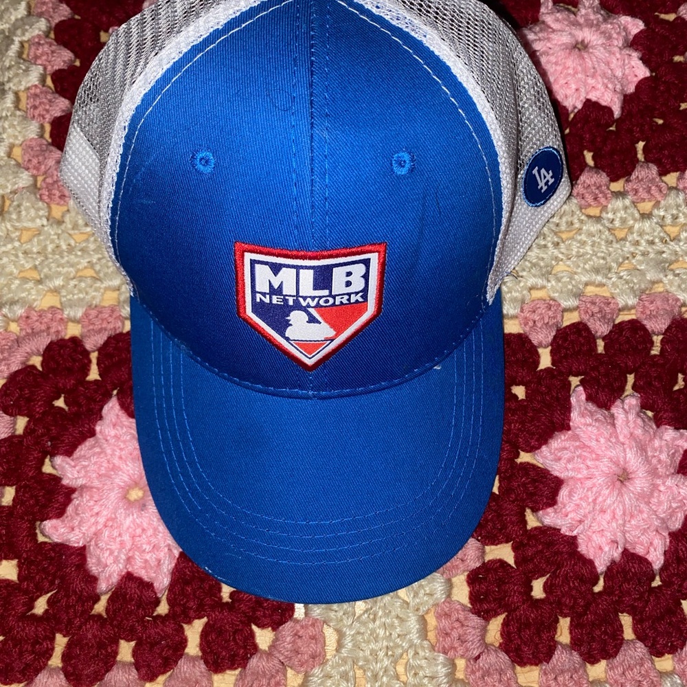 MLB Blue Trucker Dodgers Hat